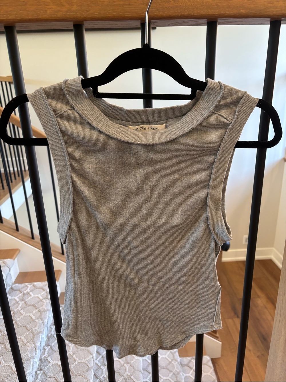 Free People We The Free Kate Tank Top in Gray